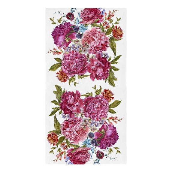 Kitchen for Utensils Towel Cleaning Household Tableware Cloth Dish Towel Hand Kitchen Microfiber Vintage Rose Flower Pink