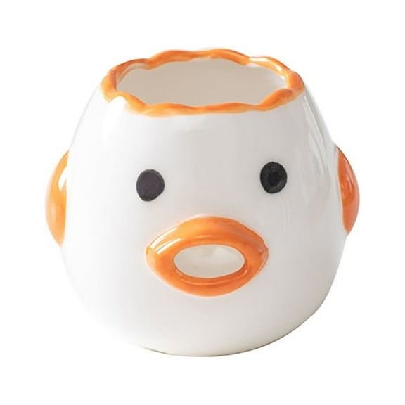 Kitchen funnel Kitchen Egg Separator Upgrade Egg Yolk White Separator Food Grade Ceramics Egg Sperator Tool For Kitchen Gadget Cooking Tool Egg Strainer Mayonnaise Etc