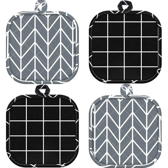 Kitchen heat-resistant insulation pad anti-scalding and non-slip pot mat (sheet pack)