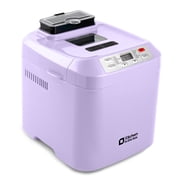 Kitchen in the Box 2lb Bread Maker with Auto Fruit Nut Dispenser, 12-in-1 Gluten-Free Bread Machine, 13H Delay Timer, Nonstick Pan, Keep Warm, Purple