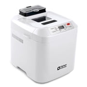 Kitchen in the Box 2lb Bread Maker with Auto Fruit Nut Dispenser, 12-in-1 Gluten-Free Bread Machine, 13H Delay Timer, Nonstick Pan, Keep Warm, White