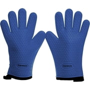 Kitchen perfection S Silicone Smoker Oven Gloves -Extreme Heat Resistant BBQ Gloves -Handle Hot Food Right on Your Grill Fryer Pit|Waterproof Oven Mitts |Superior Value Set+3 Bonuses