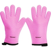 Kitchen perfection S Silicone Smoker Oven Gloves -Extreme Heat Resistant BBQ Gloves -Handle Hot Food Right on Your Grill Fryer Pit|Waterproof Oven Mitts |Superior Value Set+3 Bonuses