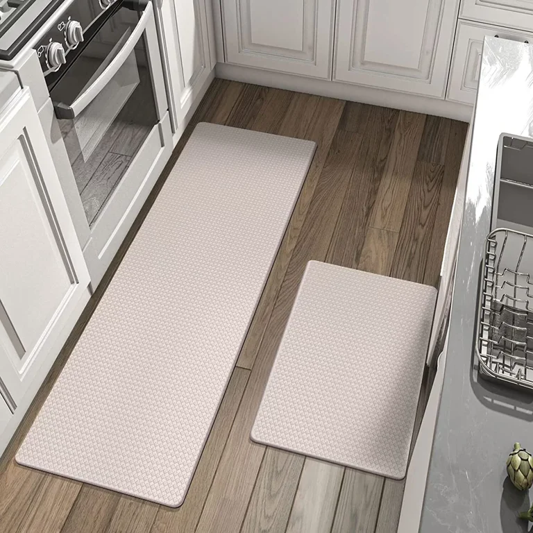 Kitchen Rugs and Mats Anti Fatigue for Floor Non Slip 2 Piece Set