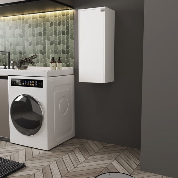 Kitchen - suitable white folding table with storage in modern design saves space effectively