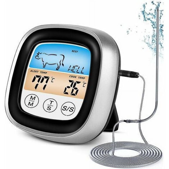 Kitchen thermometer, meat thermometer Ultralong Probe Instant