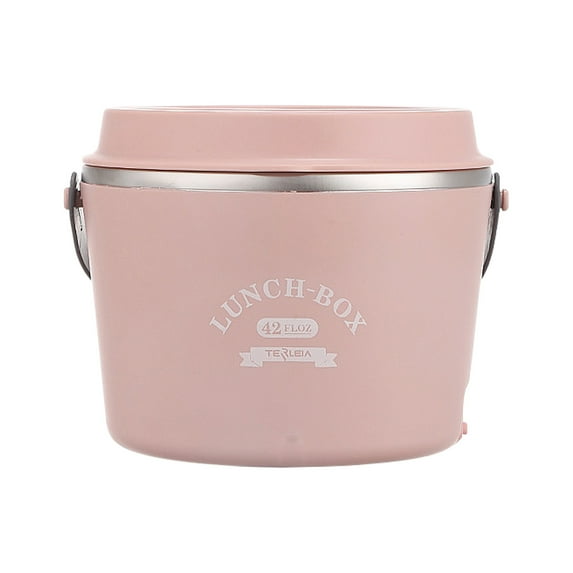 Kitchen48W Electric Lunch Box Food Heater, 110V Upgraded Leakproof Heating Lunch Box for Work/Car/Truck/office with 1.2L Removable Stainless Steel Container