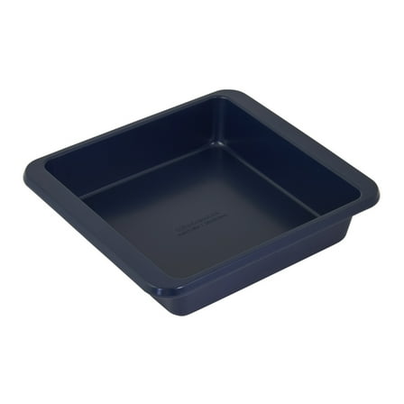 KitchenAid Aluminized Steel Nonstick 9-inch Square Cake Pan and Baking Dish, Ink Blue