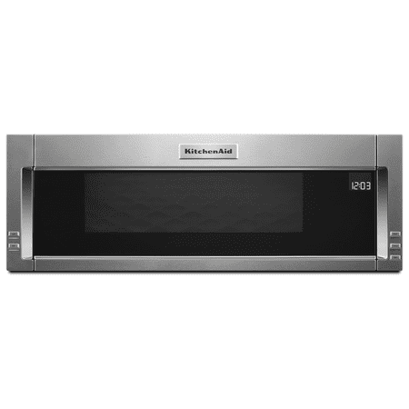 KitchenAid - 1.1 Cu. Ft. Over-the-Range Microwave with Sensor Cooking - Stainless steel