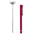 thumbnail interactive-video image 1 of KitchenAid 1-inch Stainless Steel Analog Food Thermometer Red Protective Sleeve, 1 of 10