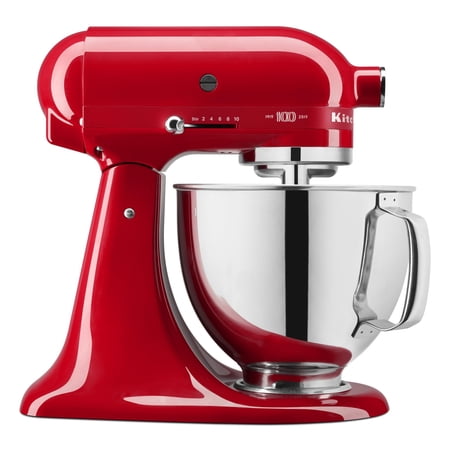 KitchenAid KSM180QHSD 100 Year Limited Edition Queen of Hearts Stand Mixer, Passion Red, 5 Qt