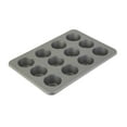 thumbnail image 1 of KitchenAid 12-Cup Aluminized Steel Nonstick Cupcake Pan and Muffin Tin, Contour Silver, 1 of 8