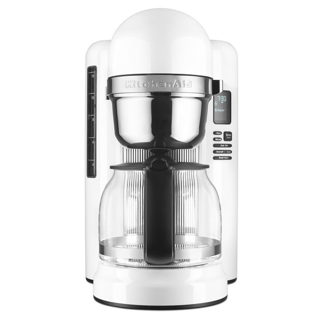 KitchenAid® 12 Cup Coffee Maker with One Touch Brewing, White