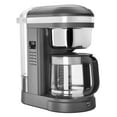 thumbnail image 1 of KitchenAid 12 Cup Drip Coffee Maker with Spiral Showerhead and Programmable Warming Plate, Charcoal Grey, KCM1209, 1 of 4