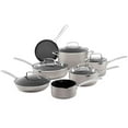 thumbnail image 1 of KitchenAid 12-Piece Non-Stick Pour & Strain Aluminum Non Stick Cookware Set Dishwasher Induction Safe, 1 of 1