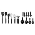 thumbnail interactive-video image 1 of KitchenAid 15-Piece Tool and Gadget Kitchen Utensil Sets in Black, 1 of 19