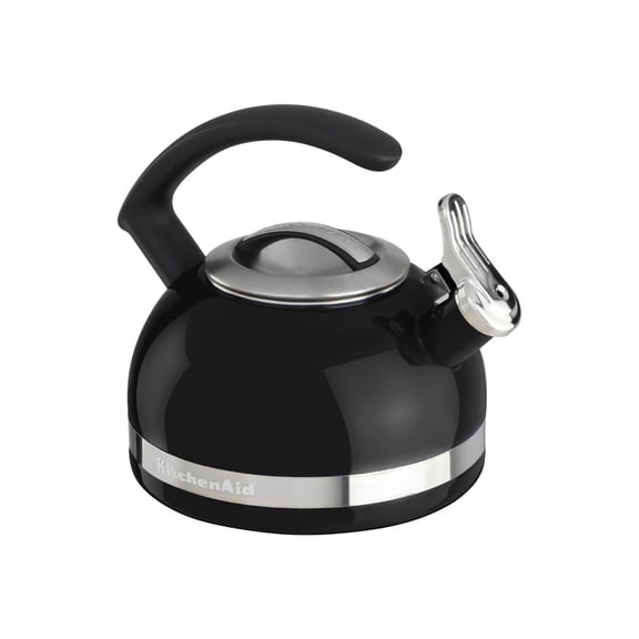 KitchenAid® 2.0-Quart Kettle with C Handle and Trim Band, Onyx Black (KTEN20CBOB)