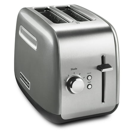 KitchenAid - 2-Slice Toaster with Illuminated Button - Contour Silver