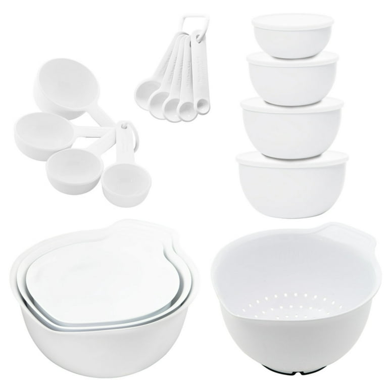 3-Piece Plastic Mixing Bowl Set  Plastic mixing bowls, Mixing bowls, Mixing  bowls set