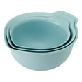 thumbnail image 1 of KitchenAid 3-Piece Nesting Plastic Mixing Bowl Set, Mineral Water, 1 of 10