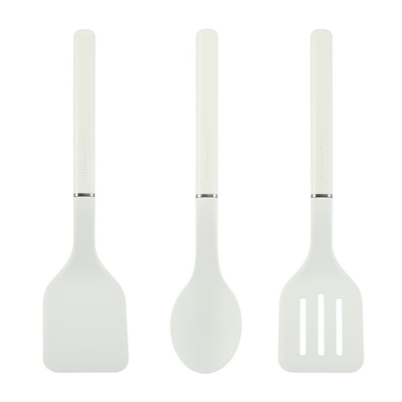 KitchenAid 3-Piece Cooking Utensils Set with Ergonomic Handles, Porcelain