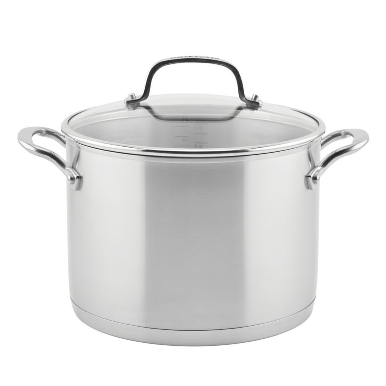 Buy KITCHENAID 3-ply Base Stainless Steel Induction Saucepan With