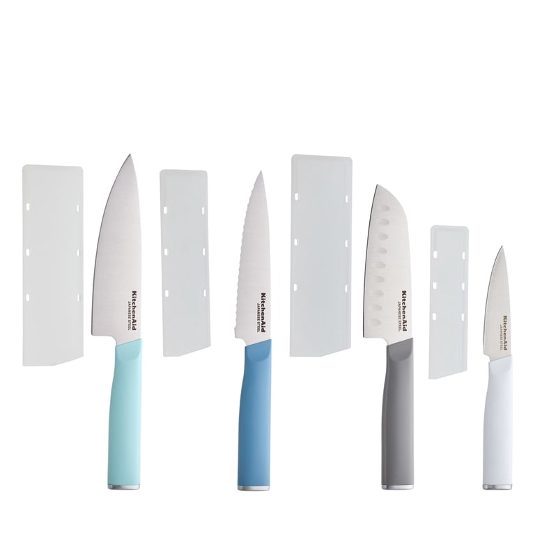 KitchenAid 4-Piece Chef Knife Set with Blade Covers, High-Carbon