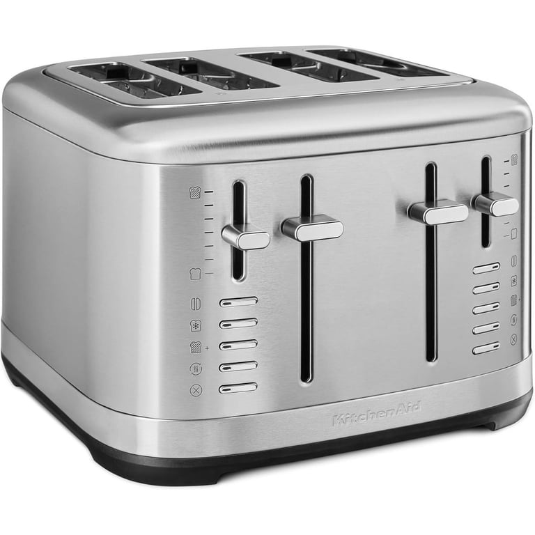 KitchenAid ステンレススチール トースター KitchenAid 4 Slice Metal Toaster | Brushed Stainless Steel
