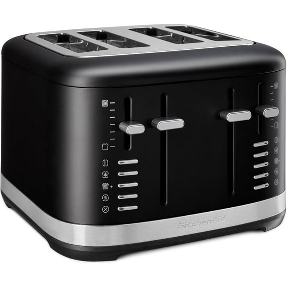 KitchenAid 4 Slice Metal Toaster | Matte Black