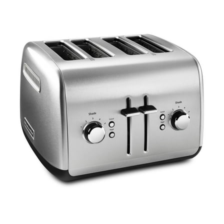 KitchenAid 4-Slice Toaster with Manual High-Lift Lever, Brushed Stainless Steel, KMT4115