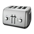 thumbnail image 1 of KitchenAid 4-Slice Toaster with Manual High-Lift Lever, Contour Silver, KMT4115, 1 of 4