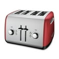 thumbnail image 1 of KitchenAid 4-Slice Toaster with Manual High-Lift Lever, Empire Red, KMT4115, 1 of 4
