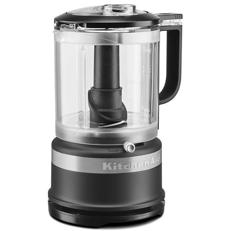 KitchenAid - 5-Cup Food Chopper with Multi-Purpose Blade and Whisk Accessory, Matte - Black