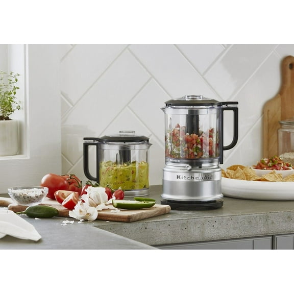 KitchenAid 5 Cup Food Chopper with Extra Work Bowl and Lid, KFC0516C