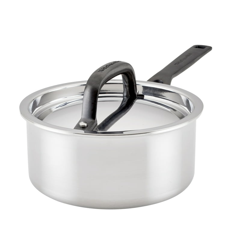 Free Shipping! KitchenAid 5-Ply Clad 1.5 Quart Stainless Steel