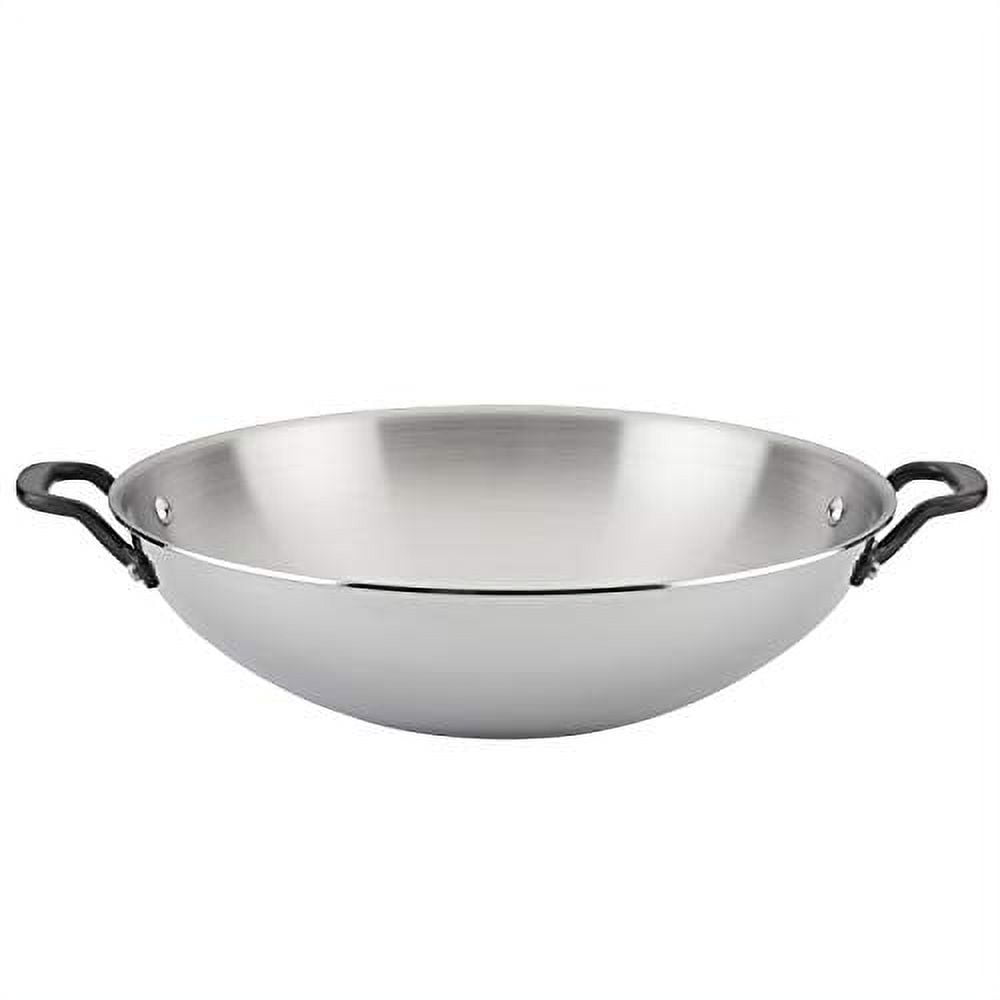 KitchenAid 15-Inch Stainless Steel Induction Wok with Handles