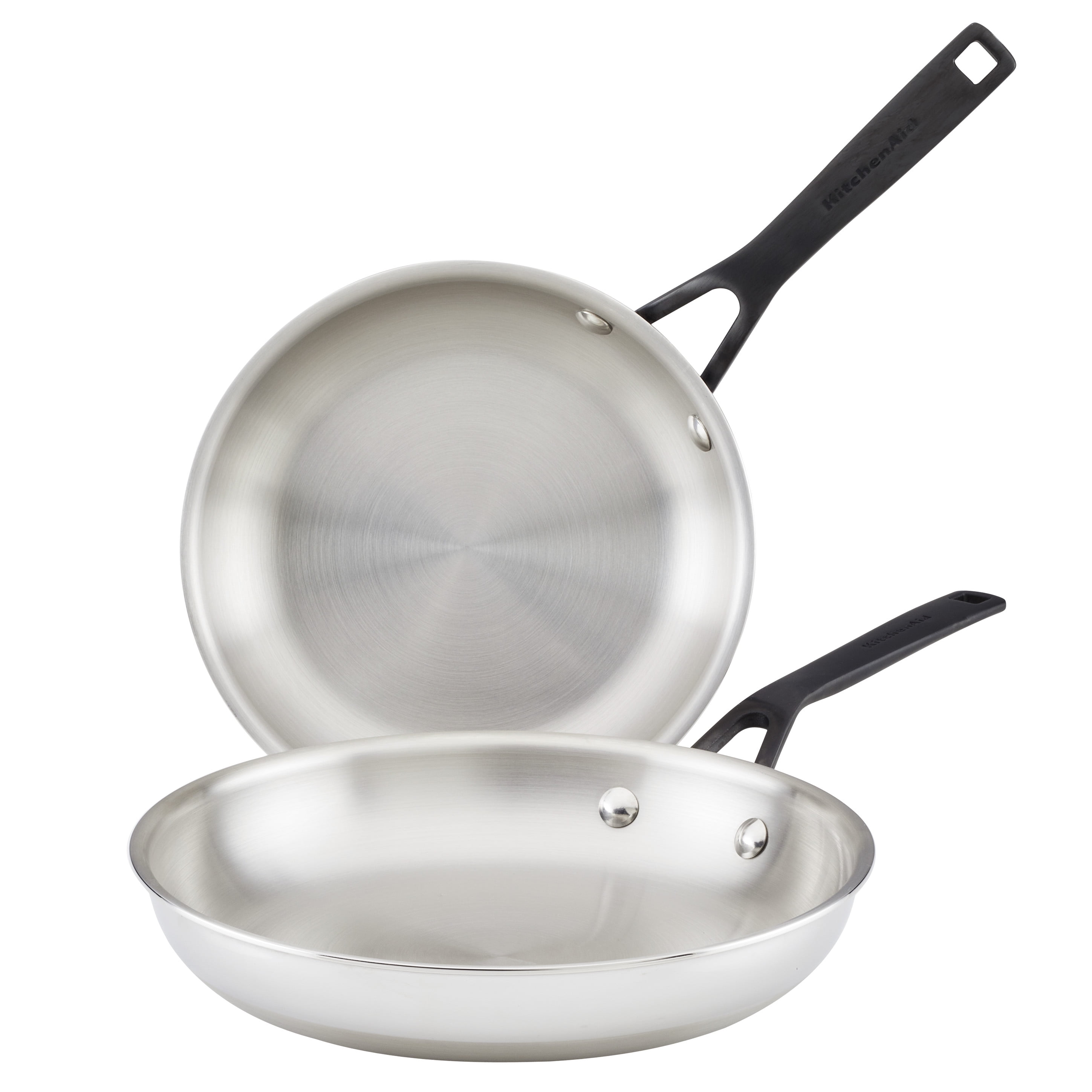 KitchenAid 5-Ply Clad Stainless Steel Induction Frying Pan Set · 2 Piece Set