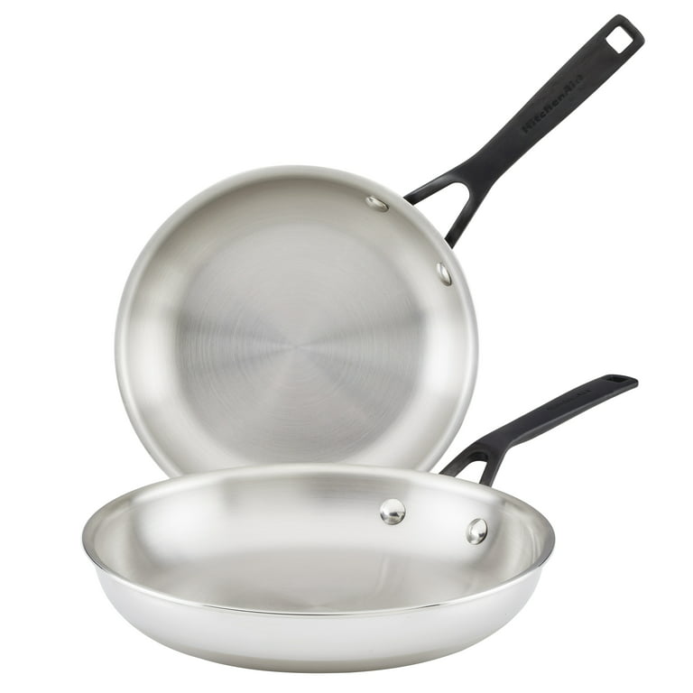 KitchenAid Stainless Steel 2 Piece Nonstick Induction Frying Pan