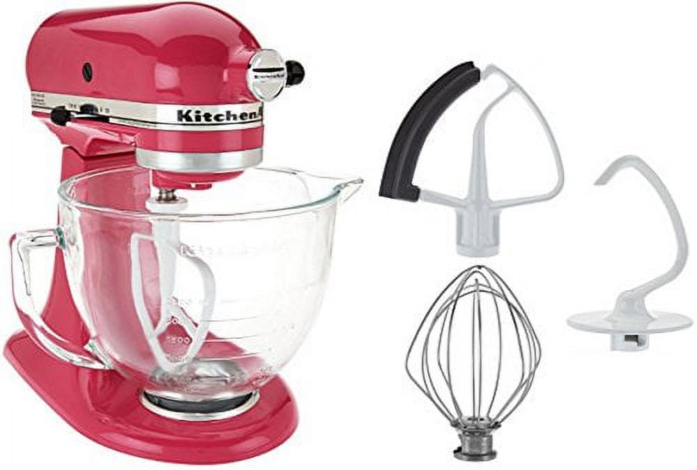 KitchenAid 5-Qt. Tilt-Head Stand Mixer with Glass Bowl and Flex Edge Beater - Cranberry - image 1 of 1