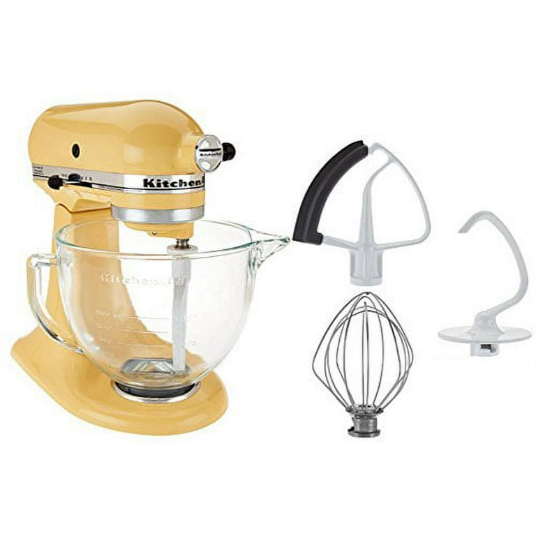 KitchenAid 5-qt Artisan Stand Mixer w/ Pastry Beater and Flex Edge