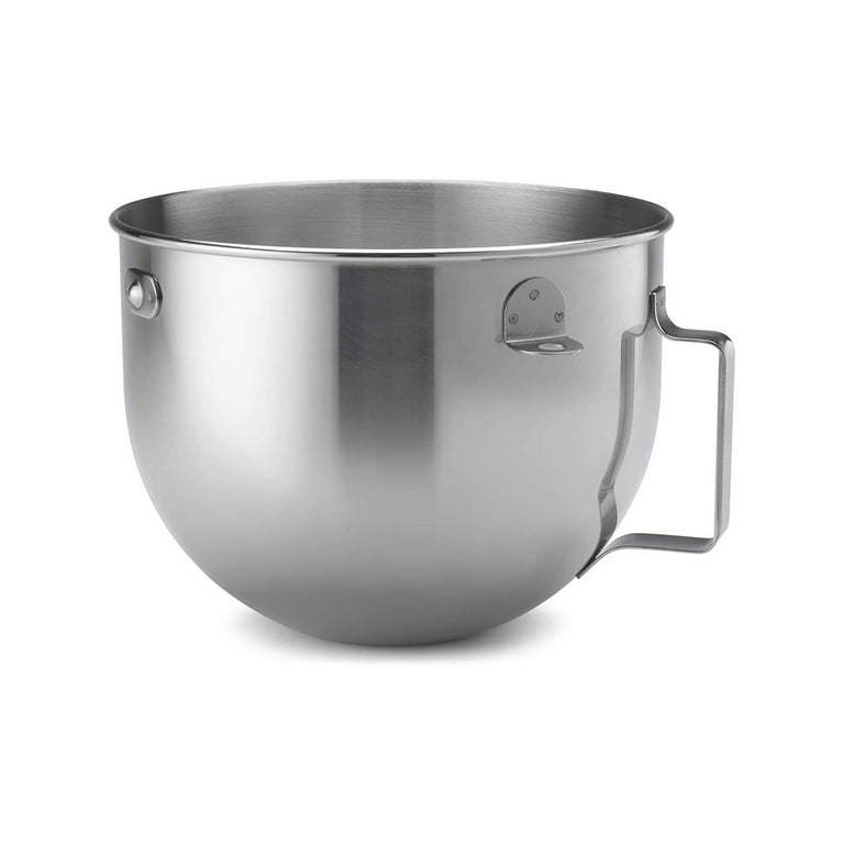 KitchenAid® K5THSBP 5-Qt. Tilt-Head Polished Stainless Steel Bowl with  Comfortable Handle