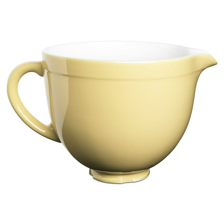 KitchenAid 5 Quart Ceramic Bowl, Majestic Yellow 