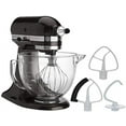 thumbnail image 1 of KitchenAid 5-Quart Stand Mixer Glass Bowl Onxy Black, 1 of 1