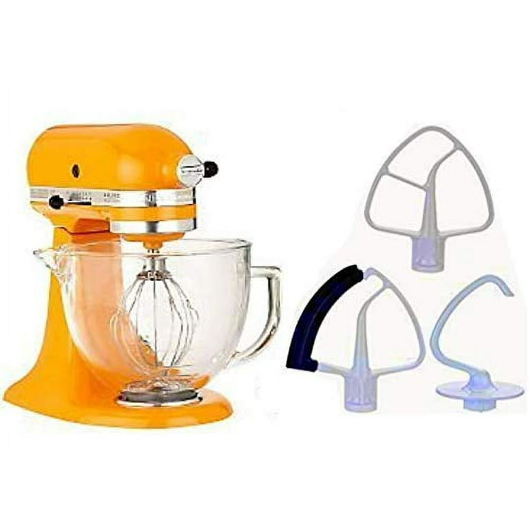 KitchenAid 5-Quart Stand Mixer Glass Bowl Candy Apple Red