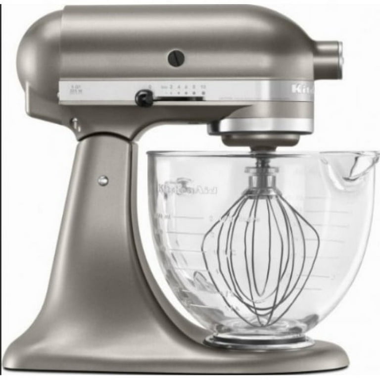 KitchenAid シルバー KitchenAid 5-Quart Tilt Head Model Series Stand Mixer With Glass