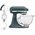 thumbnail image 1 of KitchenAid 5-Quart Tilt Head Stand Mixer With Flex Edge Beater Glass Bowl Pebbled Palm Dark Green, 1 of 1