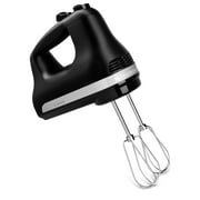 KitchenAid 5-Speed Ultra Power Hand Mixer, Black Matte, KHM512