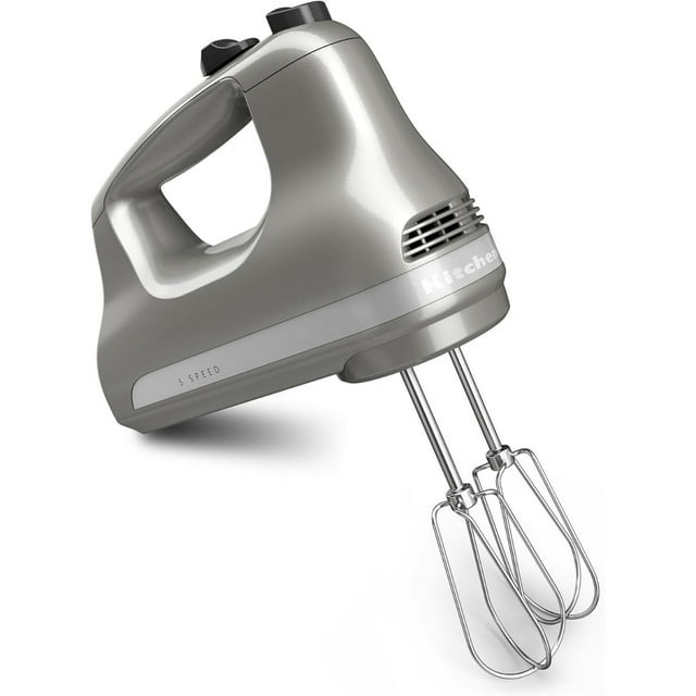 KitchenAid 5-Speed Ultra Power Hand Mixer | Contour Silver