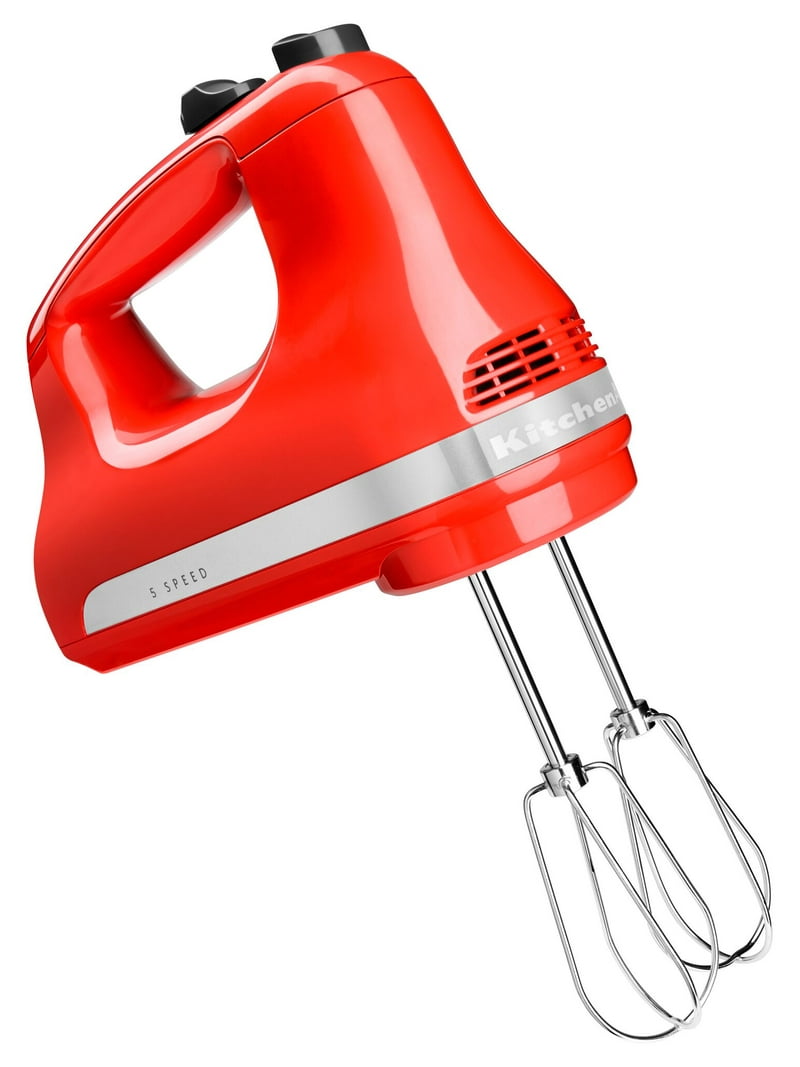 KitchenAid 5-Speed Ultra Power Hand Mixer, Hot Sauce (KHM512HT