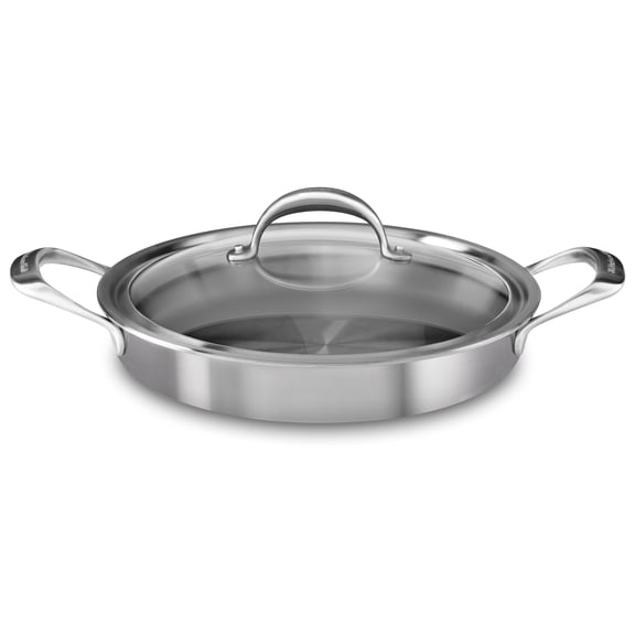 KitchenAid 5-ply Copper Core 3.5-Quart Braiser with Lid (KC2C35BRST)